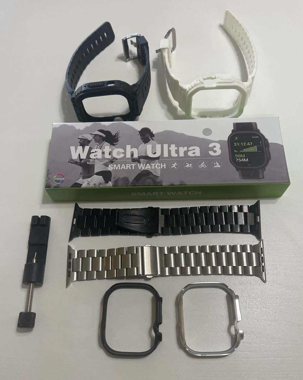 (Not An Apple Product) NIB Watch Ultra 3 Smartwatch Bundle